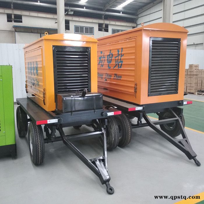 潍坊柴油机组拖车30kw_拖车发电机组_移动拖车柴油发电机组图3