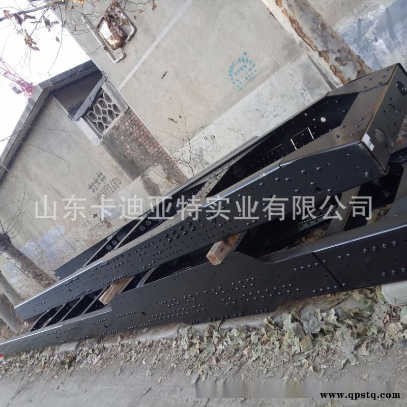 重汽豪卡H7车架 豪卡H 梁 豪卡H7横梁 豪卡H7钢板弹簧及支架图2