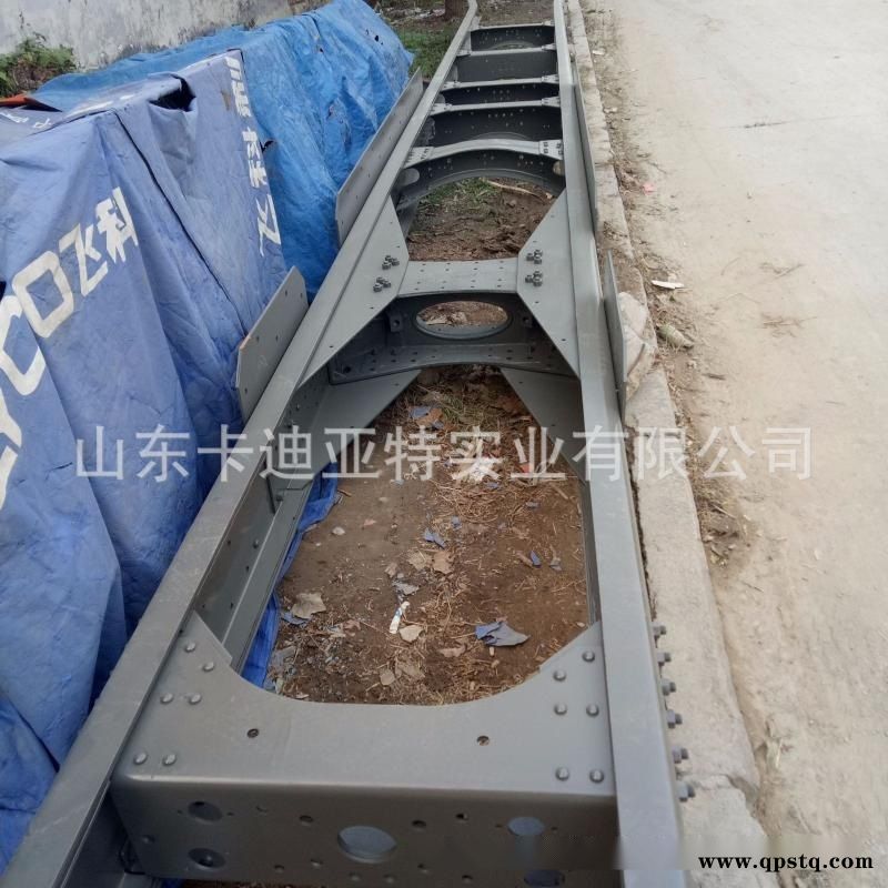 重汽豪卡H7车架 豪卡H 梁 豪卡H7横梁 豪卡H7钢板弹簧及支架图4