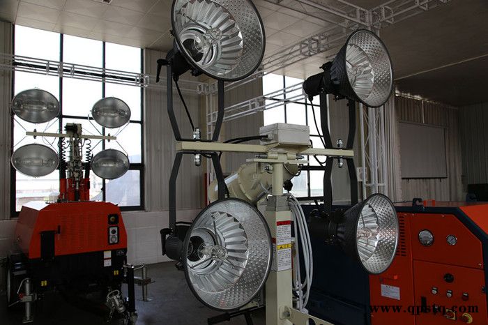 应急工程照明灯 全方移动照明车工程照明灯车手推式照明灯车户外工程施工照明车抢险救灾发电机照明车图2