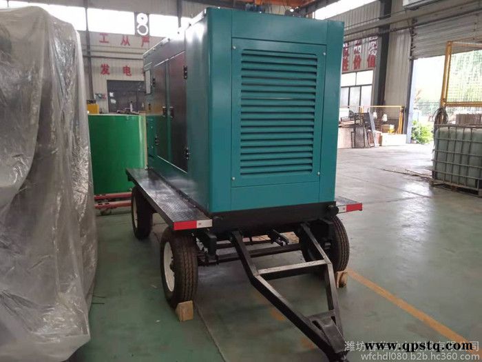 潍柴50KW静音拖车柴油发电机 潍柴发电机价格  潍柴发电机批发 潍柴（WP4.1D66E200）发电机 潍柴拖车电站图2