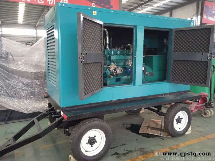 潍柴50KW静音拖车柴油发电机 潍柴发电机价格  潍柴发电机批发 潍柴（WP4.1D66E200）发电机 潍柴拖车电站图6