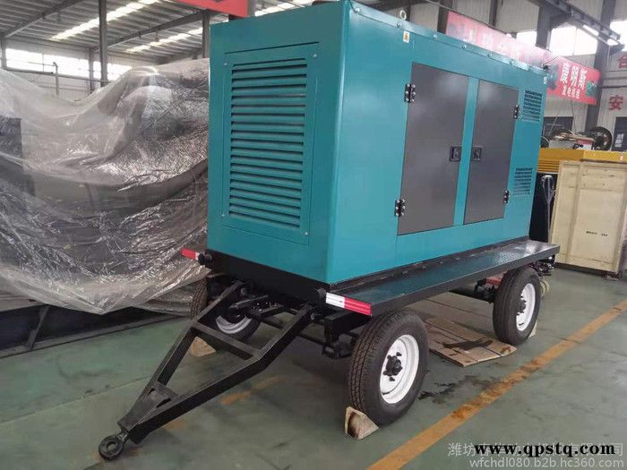 潍柴50KW静音拖车柴油发电机 潍柴发电机价格  潍柴发电机批发 潍柴（WP4.1D66E200）发电机 潍柴拖车电站图4