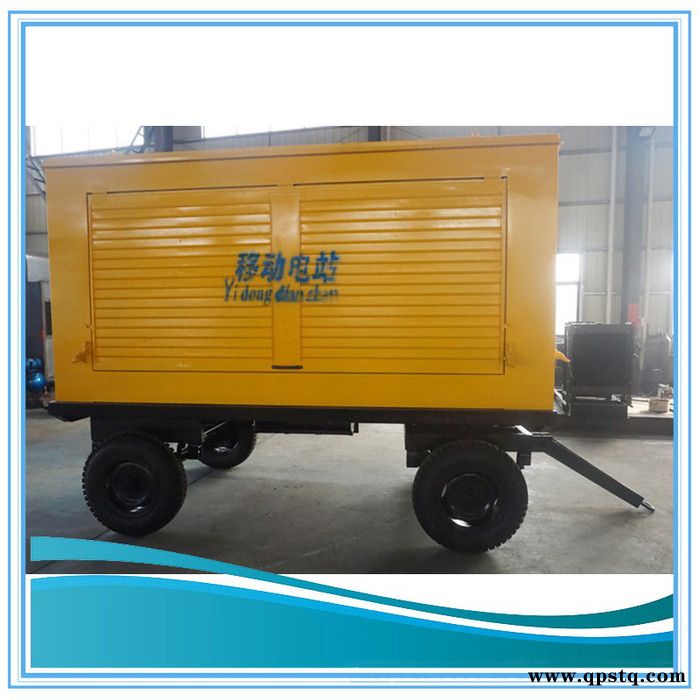 潍坊200KW防雨棚拖车发电机组 车载式发电机组 移动拖车发电机组图5