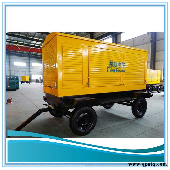 潍坊200KW防雨棚拖车发电机组 车载式发电机组 移动拖车发电机组图3