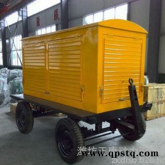 上柴股份柴油发电机组300kw 大型移动拖车式发电机 影视基地备用图5