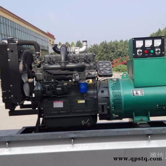 潍柴40kw千瓦移动式柴油发电机组 滚筒洗石机专用拖车发电机图2