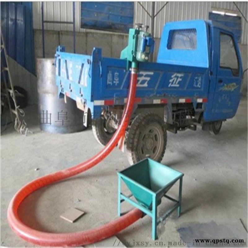 弹簧式上料机 粉料用双驱加料机 都用机械收粮用软管图2