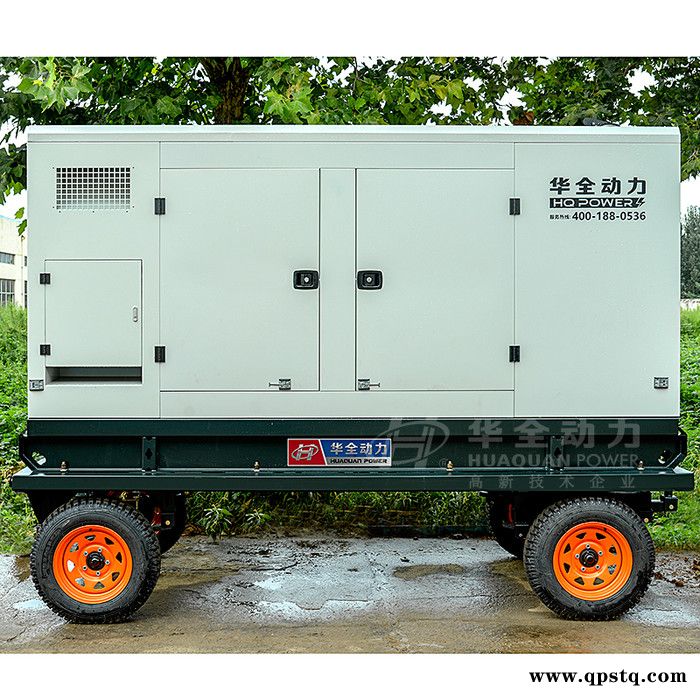潍柴120kw柴油发电机组 120kw道依茨移动静音柴油发电机组 静音式发电机组 120kw移动拖车发电机 潍柴原厂动力图6