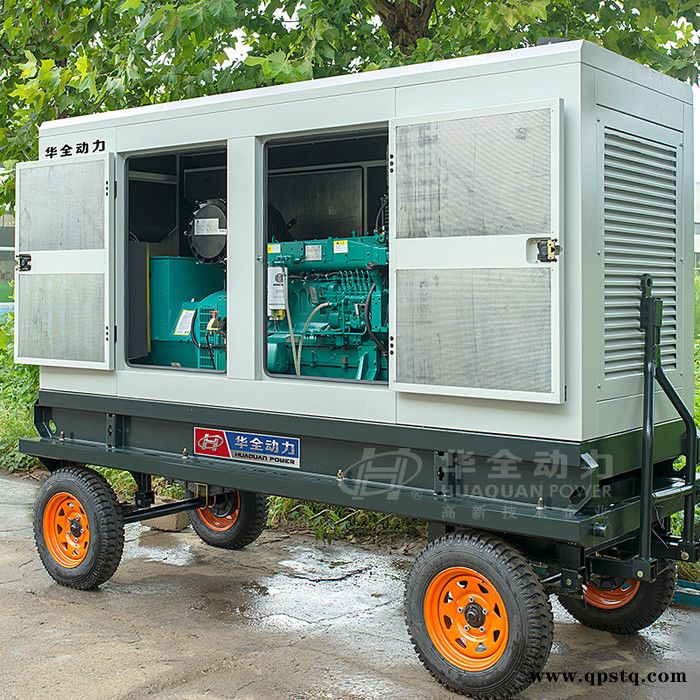 潍柴120kw柴油发电机组 120kw道依茨移动静音柴油发电机组 静音式发电机组 120kw移动拖车发电机 潍柴原厂动力图9