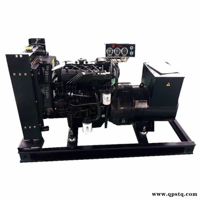 潍柴30千瓦柴油发电机组_可移动拖车静音发电机图2