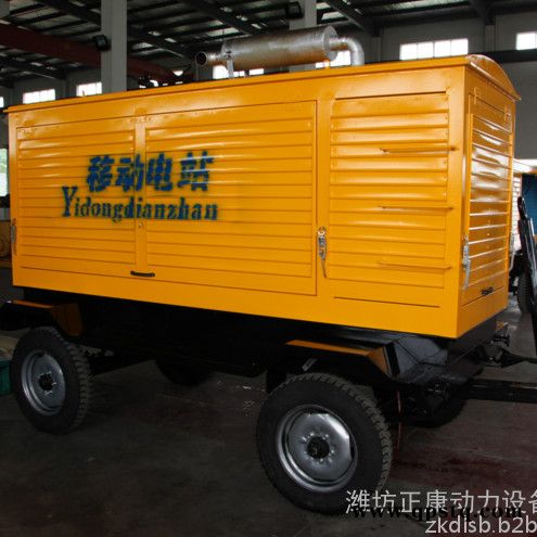 450kw上柴柴油发电机 380v自励磁大功率应急备用移动拖车式发电机组图3