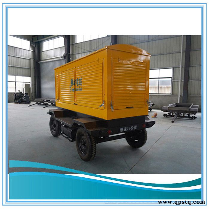 潍坊150KW四轮移动拖车发电机组 移动式发电机组 移动型发电机组图4