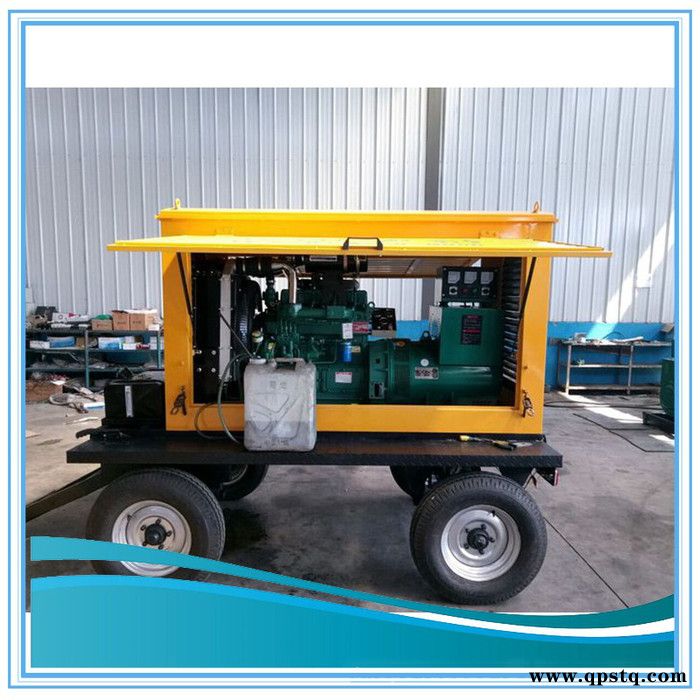 潍坊潍柴40KW四轮移动拖车发电机组 拖车发电机组 移动拖车发电机组图6