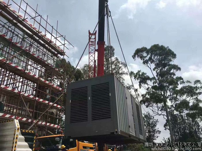 潍柴800KW柴油发电机 静音集装箱式柴油发电机 800KW柴油发电机价格 汽车4S店用柴油发电机图4
