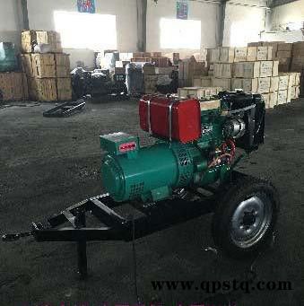 春华（ 2110D）柴油发电机组 20KW简易拖车型发电机组 全铜有刷电机 小型柴油发电机组   潍坊发电机图2
