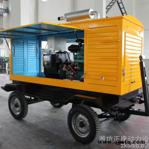 100kw纯铜无刷上柴股份发电机 移动工地托车式柴油发电机 工程备用图6