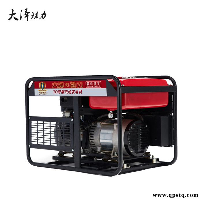 大泽动力 3KW汽油发电机开架式风冷220V 选配380V TO3200ET 单缸四冲程手/电启动家用车载移动便携式小型图5