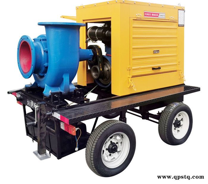 柴油发电机水泵一体机300立方移动拖车图5