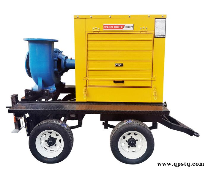 柴油发电机水泵一体机300立方移动拖车图6
