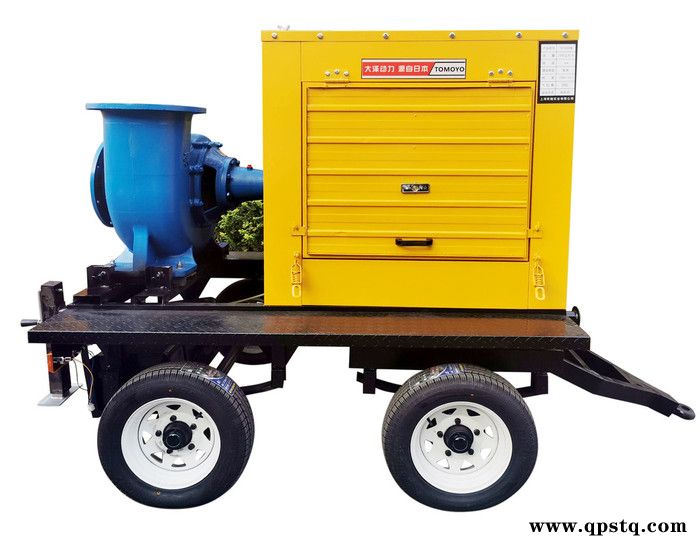 柴油发电机水泵一体机300立方移动拖车图4
