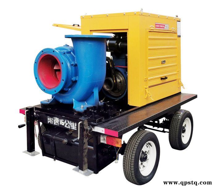 柴油发电机水泵一体机300立方移动拖车图2