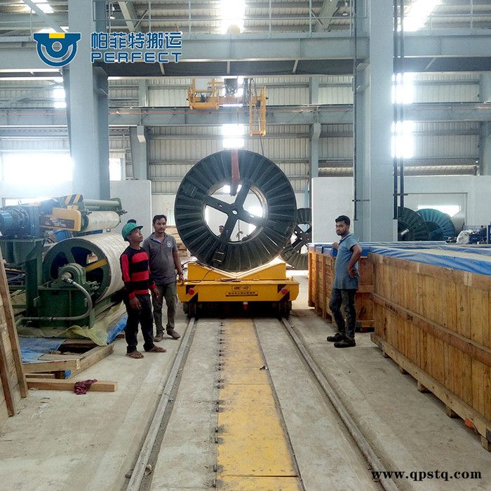 电动平板车变压器车间轨道运输车轨道电动平车蓄电池重型转运车图5