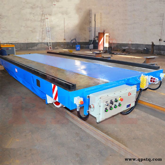 中天电动行走轨道车_蓄电池供电过跨小车​_摆渡转运地轨车图4