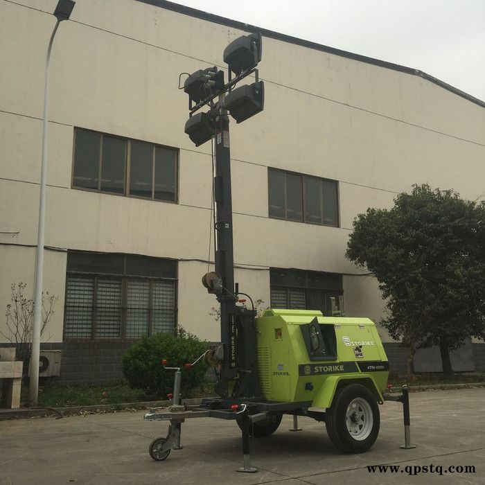 7米9米拖车照明车升降杆手推照明车汽油柴油发电机组应急照明车图5