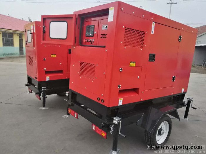 潍柴24KW柴油发电电焊一体机  汽油发电电焊一体机 潍柴拖车静音发电机 400A电焊机价格图3