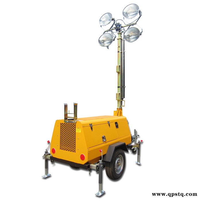 思拓瑞克4VA4000 5米手动升降的照明车装配柴油发电机组大功率 7米手动升降的照明车图5