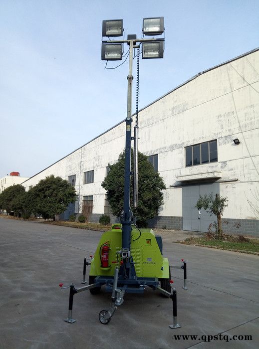 思拓瑞克4VA4000 5米手动升降的照明车装配柴油发电机组大功率 7米手动升降的照明车图2