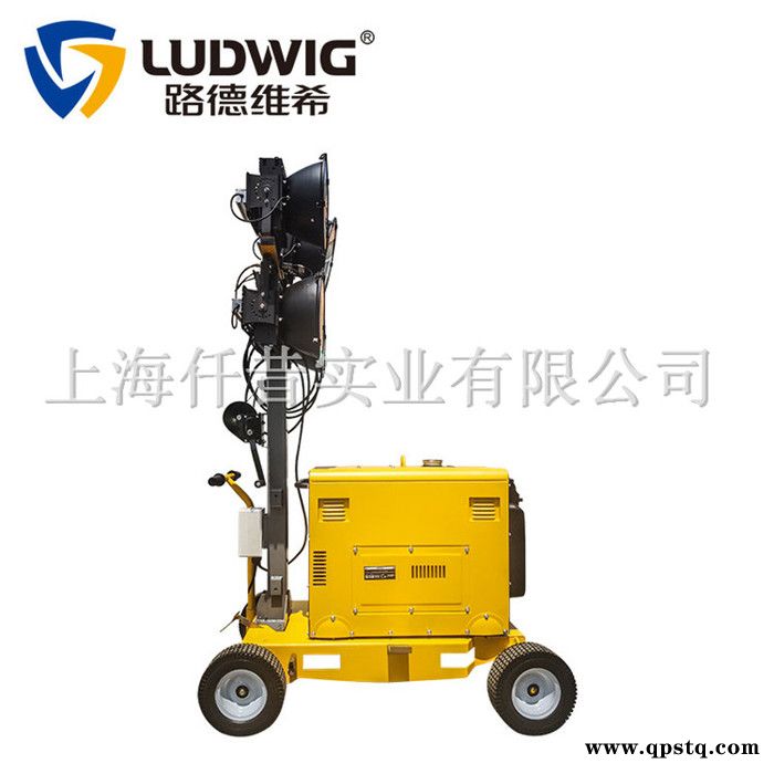 300瓦LED推车移动照明灯塔车柴油静音发电机组夜晚施工抢险救灾用图5