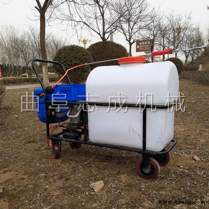 推荐家用喷雾器室内消杀消毒机蓄电池手推式105L电动打药车图4