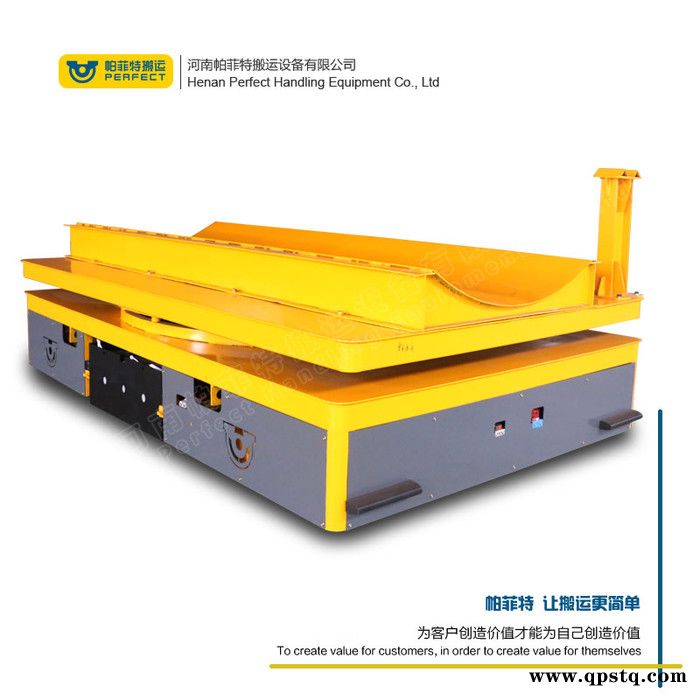 无轨道电动平车重型无轨运输蓄电池平板车仓库运输车重钢搬运平板车过跨车图2