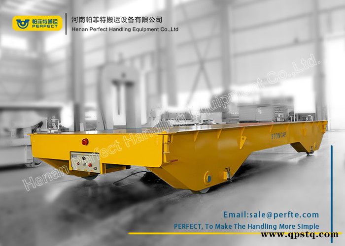 蓄电池电动平板车防爆耐高温锂电池供电轨道搬运车模具转运轨道车工厂专用钢包车车间专用轨道车 工具车图2