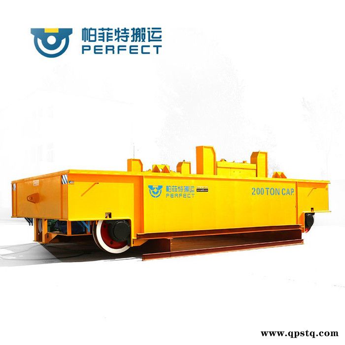 帕菲特10T小型合金钢包冶炼蓄电池轨道输送电动平车轨道平板车钢包运输车电动搬运车蓄电池电动搬运车车图2