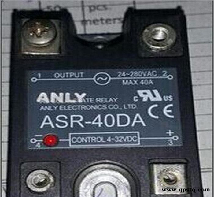 全新原装台湾安良ALNY单相交流固态继电器ASR-40DA现货图2