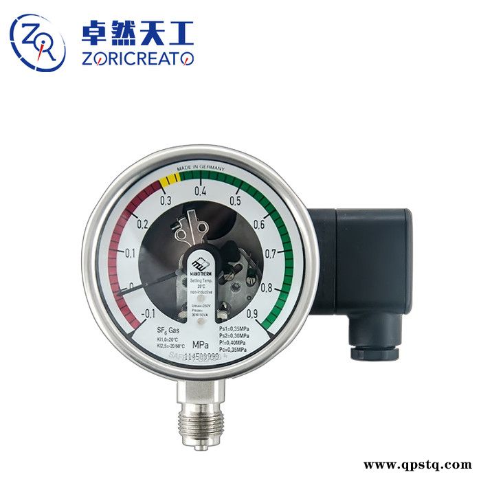 卓然天工  SF6气体密度控制器  防腐蚀 气体检测继电器  充油耐震SF6气体密度继电器图2