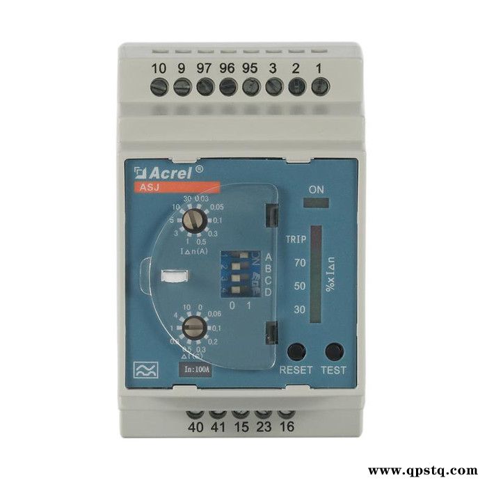 安科瑞厂家ASJ10L-LD1A剩余电流继电器远程测试复位继电器输出电流限制指示图3
