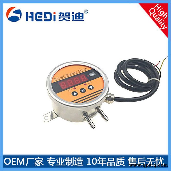 佛山工厂两路继电器输出或RS485可选 贺迪HDP802SZ特殊定制压差控制器图6