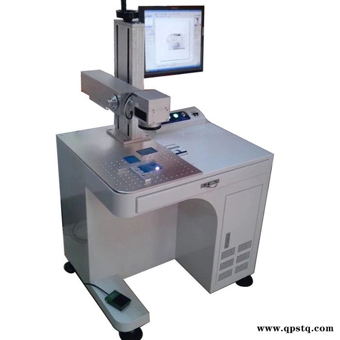 山东打标机厂家   光纤台式激光打码机    继电器激光打标  充电器打标图3