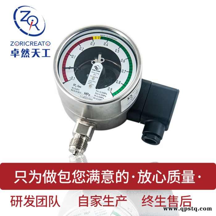 ZORICREATO/卓然天工SF6 气体密度继电器 SF6指示气压表 气体密度继电器图2