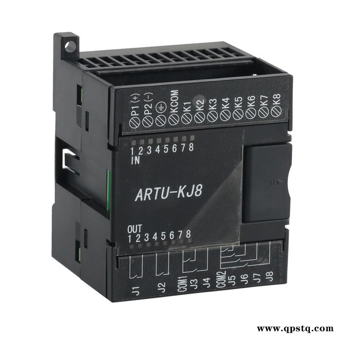 安科瑞 ARTU-KJ8 遥信遥控组合单元 8路开关量采集和8路继电器输出信号采集 1路RS485通信 MODBUS协议图2