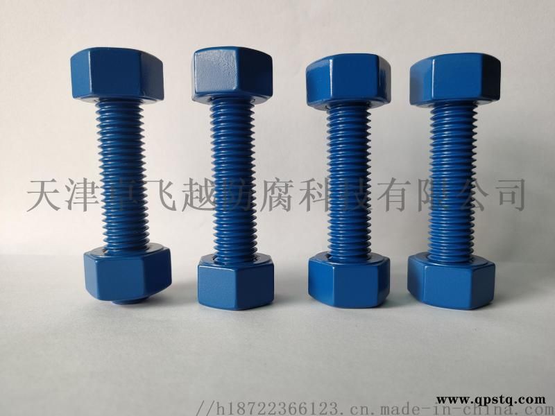 Xylan 涂层螺栓 蓝色特氟龙螺栓厂家图5