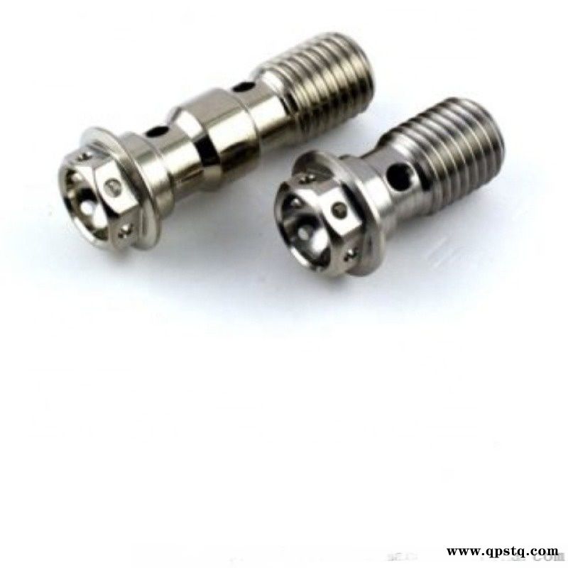 M8钛法兰六角螺栓 定制法兰六角带孔螺丝图2