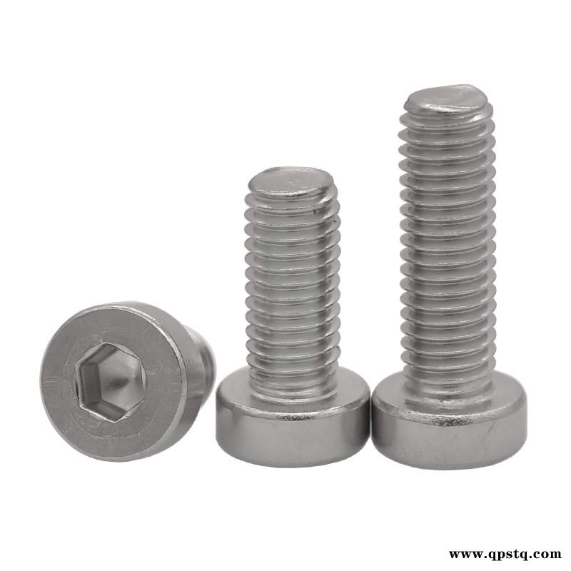 厂家直销车船舶行业用304不锈钢内六角矮圆柱头螺栓图2
