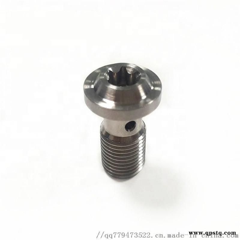 CNC加工M10钛法兰六角头螺栓图2