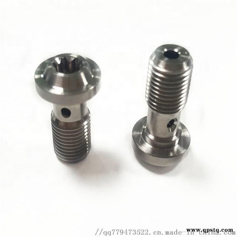 CNC加工M10钛法兰六角头螺栓图3