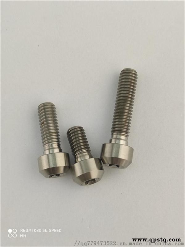 CNC钛加工螺纹零件 钛螺栓和螺母图4